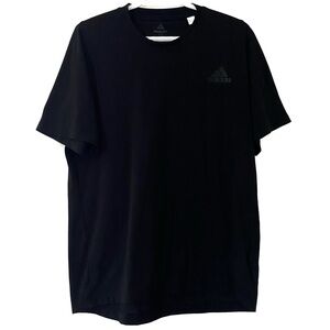 Adidas Free Lift Black Short Sleeve Shirt Size Medium